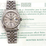 Rolex Datejust 16234 Silver Dial Apr 1989