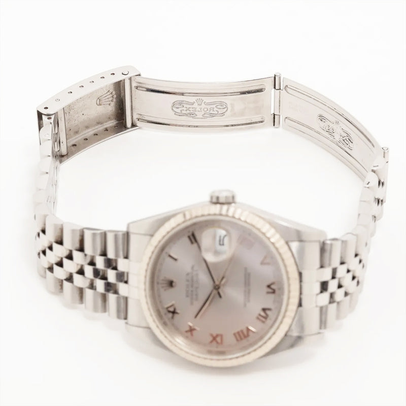 Rolex Datejust 16234 Silver Roman Dial Mar 2003