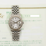 Rolex Datejust 16234 Silver Roman Dial Mar 2003
