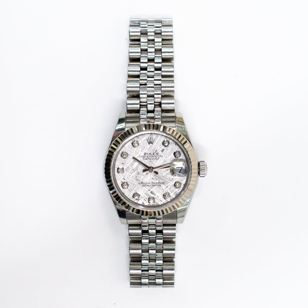Rolex Datejust 178274G Meteorite Diamond Dial Jun 2018