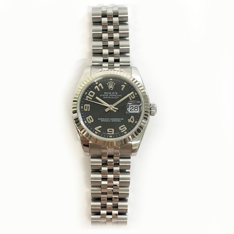 Rolex Datejust 178274 Black Arabic Dial Aug 2007 CHRONONATION