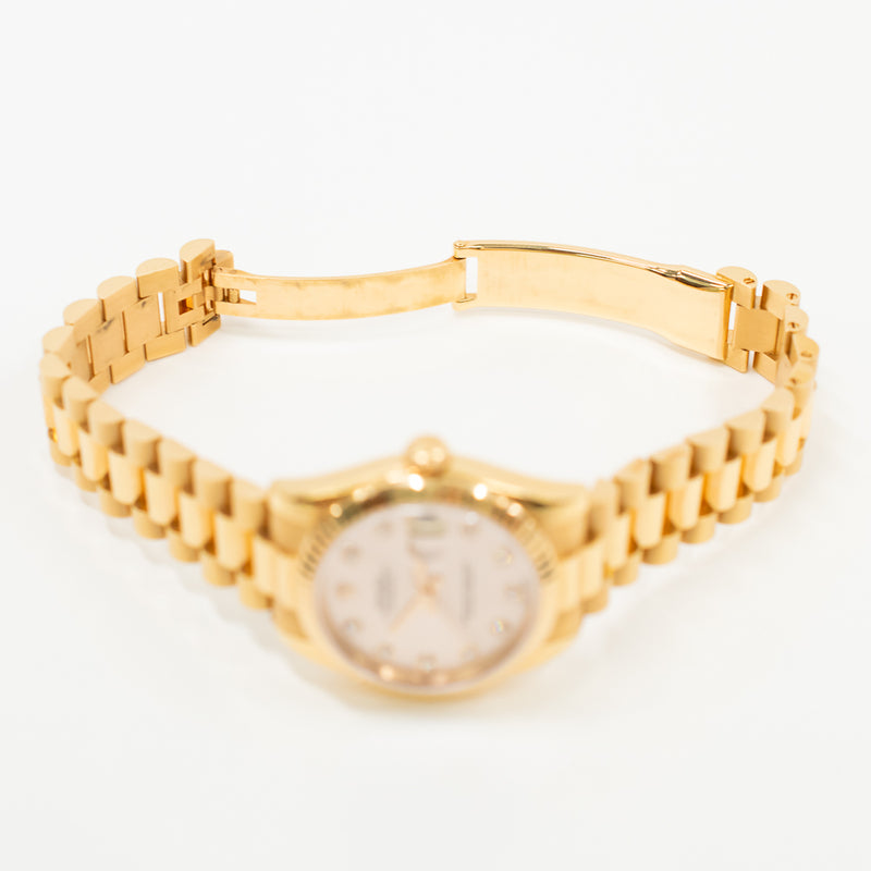 Rolex Datejust 178275G Pink Diamond Dial