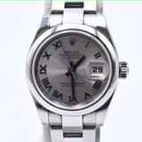 Rolex Datejust 26mm Steel 179160 Silver Roman Dial Jun 2014 - View 3