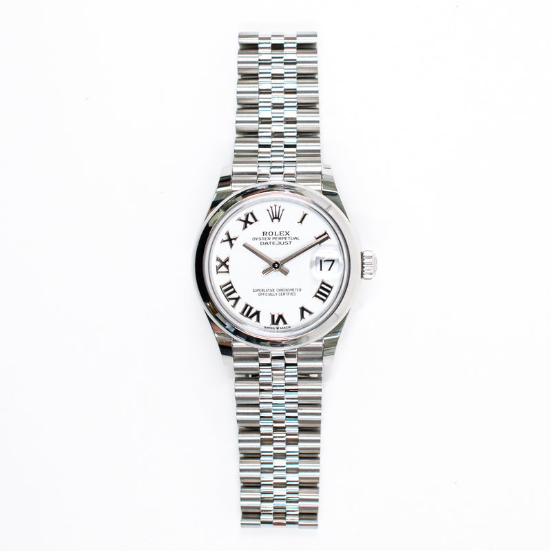 Rolex Datejust 278240 White Roman Dial Mar 2025