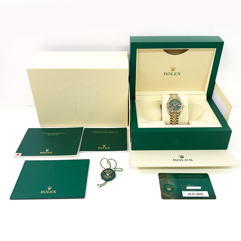 Rolex Datejust 278273 Green Flore Dial Jan 2023