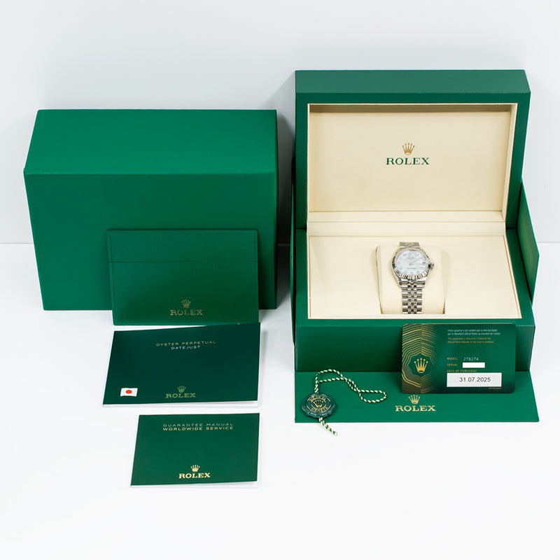 Rolex Datejust 278274NG MOP Diamond Dial Jul 2025