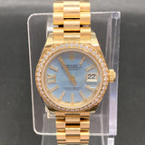 Rolex Datejust 279138RBR Ice Blue Pave Index Dial Jun 2017
