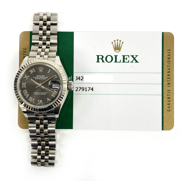 Rolex Datejust 279174 Dark Grey Roman Dial Feb 2020