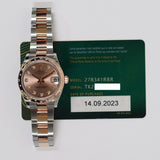 Rolex Datejust 31mm Steel and Rose Gold 278341RBR Pink Diamond Dial Sep 2023 - View 2