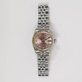 Rolex Datejust 31mm Steel and White Gold 179174G Pink Diamond Dial - View 1