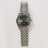 Rolex Datejust 31mm Steel and White Gold 278274 Green Dial Mar 2024 - View 1