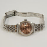 Rolex Datejust 31mm Steel and White Gold 79174 Pink Roman Dial Jan 2005 - View 7