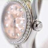 Rolex Datejust 31mm Steel and Yellow Gold 179384RBR Pink Diamond Dial Feb 2015 - View 4