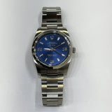 Rolex Datejust 34mm 114200 Blue Dial Dec 2014 - View 1