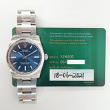 Rolex Datejust 36mm 124200 Blue Dial Jun 2021 - View 2