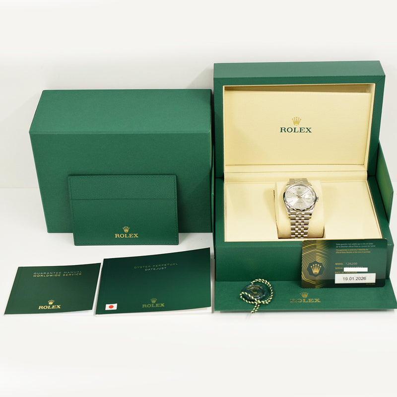 Rolex Datejust 36mm 126200 Silver Dial Jan 2026 – CHRONONATION