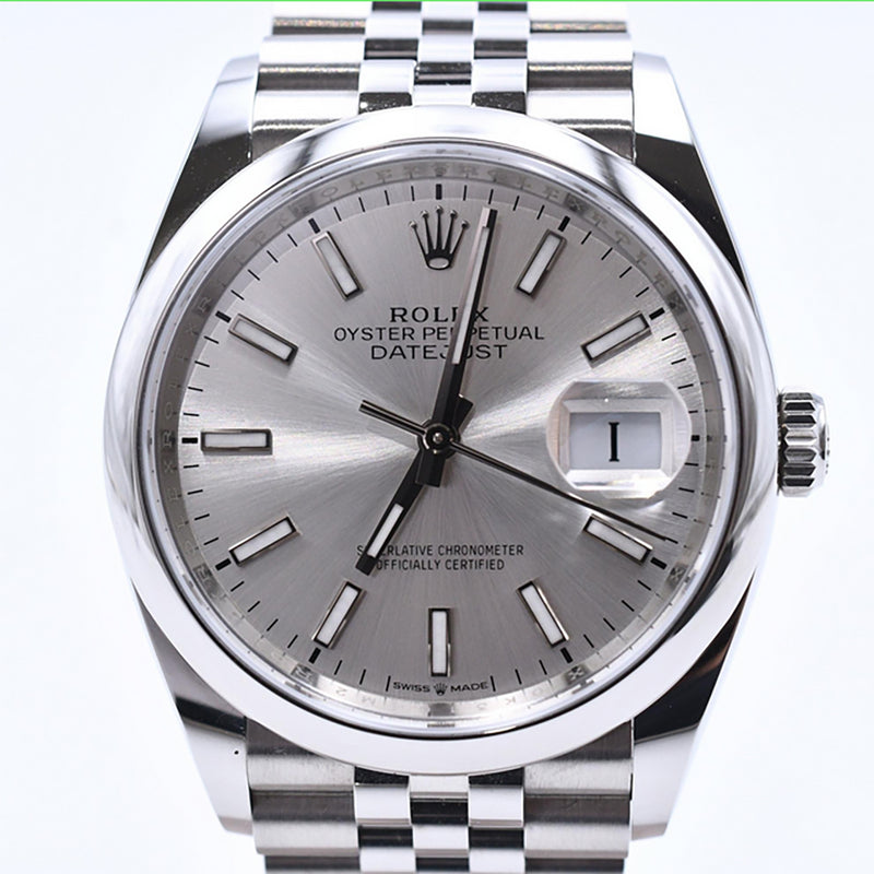 Rolex Datejust 36mm 126200 Silver Dial Jan 2026 – CHRONONATION