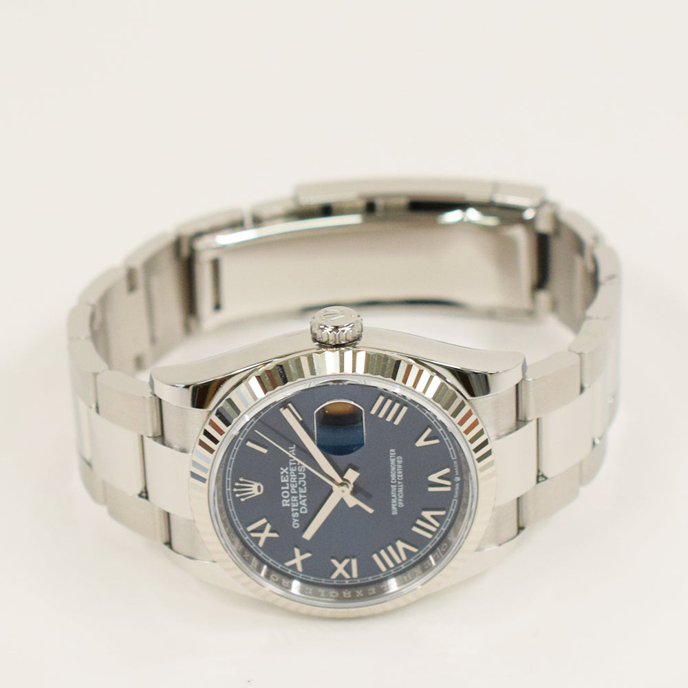 Rolex Datejust 36mm 126234 Blue Roman Dial May 2026 – CHRONONATION
