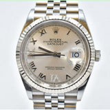 Rolex Datejust 36mm 126234 Silver Dial Feb 2020 - View 3