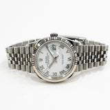 Rolex Datejust 36mm 126234 White Roman Dial Nov 2019