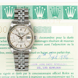 Rolex Datejust 36mm 16014 Silver Dial Sep 1986