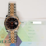 Rolex Datejust 36mm Steel and Rose Gold 116261 Black Dial Apr 2005 - View 2