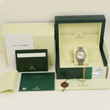 Rolex Datejust 36mm Steel and White Gold 116234 Silver Dial Apr 2015 - View 12