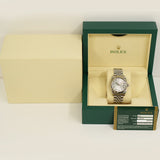 Rolex Datejust 36mm Steel and White Gold 116234 Silver Roman Dial Jun 2009 - View 12