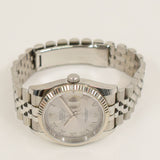 Rolex Datejust 36mm Steel and White Gold 116234 Silver Roman Dial Jun 2009 - View 3