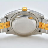 Rolex Datejust 36mm Steel and Yellow Gold 116233 White Roman Dial Oct 2012 - View 8