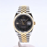 Rolex Datejust 36mm Steel and Yellow Gold 126233 Wimbledon Dial Feb 2025 - View 1