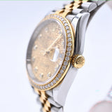 Rolex Datejust 36mm Steel and Yellow Gold 126283RBR Champagne Jubilee Diamond Dial Nov 2021 - View 4