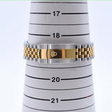 Rolex Datejust 36mm Steel and Yellow Gold 126283RBR Champagne Jubilee Diamond Dial Nov 2021 - View 9