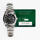Rolex Datejust 41 126300 Black Dial Jul 2022