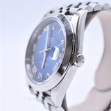 Rolex Datejust 41mm 126300 Blue Roman Dial Dec 2023 - View 4