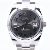 Rolex Datejust 41mm 126300 Wimbledon Dial Oct 2025 - View 1