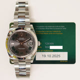 Rolex Datejust 41mm 126300 Wimbledon Dial Oct 2025 - View 2