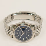 Rolex Datejust 41mm 126334 Blue Dial Dec 2022 - View 3