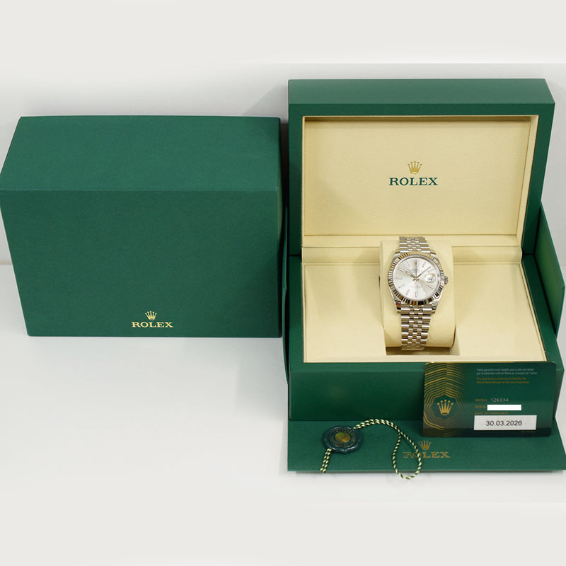 Rolex Datejust 41mm 126334 Silver Dial Mar 2026 – CHRONONATION