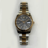 Rolex Datejust 41mm Steel and Everose Gold 126331 Slate Fluted Dial Jan 2023 - View 1