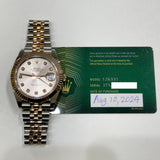Rolex Datejust 41mm Steel and Everose Gold 126331 Sundust Diamond Dial Aug 2024 - View 2