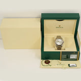 Rolex Datejust 41mm Steel and White Gold 116334G Silver Diamond Dial Sep 2010 - View 12