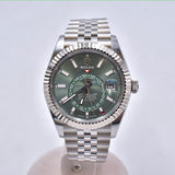 Rolex Datejust 41mm Steel and White Gold 336934 Green Dial Feb 2026 - View 1
