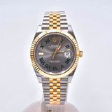 Rolex Datejust 41mm Steel and Yellow Gold 126333 Wimbledon Dial Mar 2023 - View 1