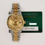 Rolex Datejust 41mm Steel and Yellow Gold 336933 Champagne Dial Jan 2025 - View 2