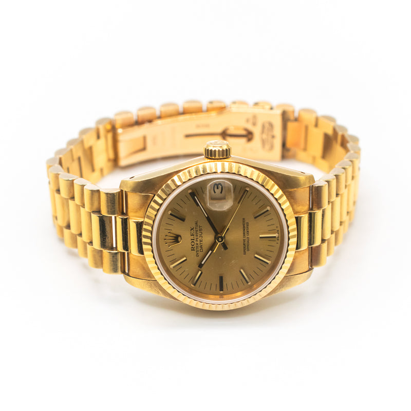 Rolex Datejust 68278 Champagne Dial Nov 1984