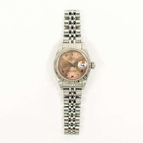 Rolex Datejust 79174 Pink Roman Dial
