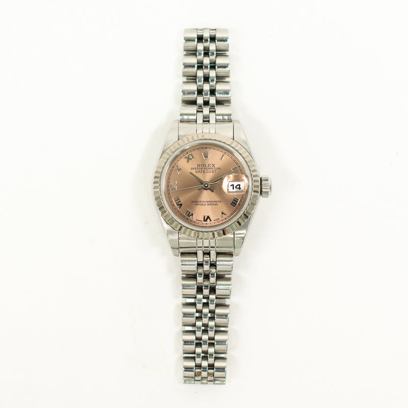 Rolex Datejust 79174 Pink Roman Dial