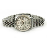 Rolex Datejust 79174 Silver Diamond Dial Jan 2000
