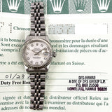 Rolex Datejust 79174 Silver Diamond Dial Jan 2000